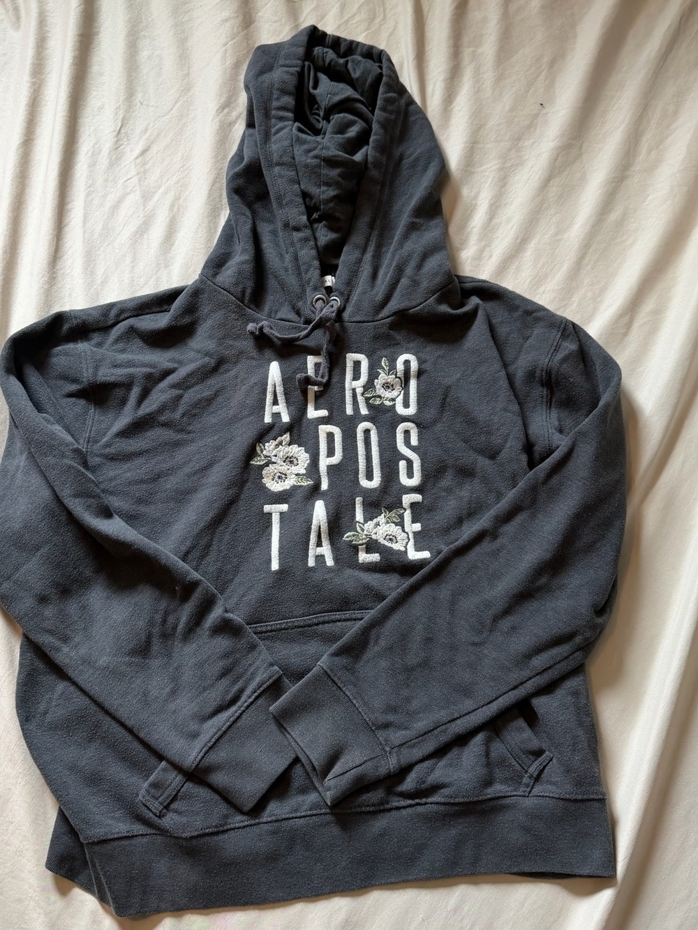 Aeropostale Charcoal Gray Sweater Hoodie